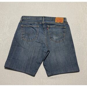 Levi's‎ 559 Jean Shorts Men's 35×10 Blue Cutoff Hemmed Denim Jorts